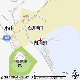 大分県日田市内河野374-15周辺の地図