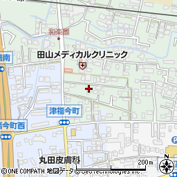 福岡県久留米市津福本町39周辺の地図