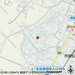 福岡県久留米市津福本町1760-6周辺の地図