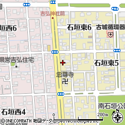 有限会社橋本石材店　展示場周辺の地図