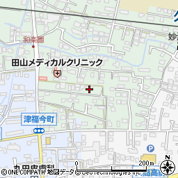 福岡県久留米市津福本町38周辺の地図