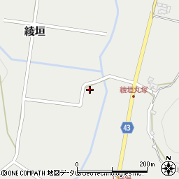 大分県玖珠郡玖珠町綾垣1375周辺の地図