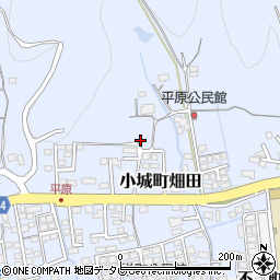 佐賀県小城市小城町畑田周辺の地図
