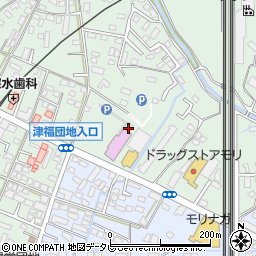 福岡県久留米市津福本町791周辺の地図