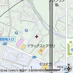 福岡県久留米市津福本町786-50周辺の地図