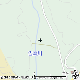愛媛県宇和島市三間町音地860周辺の地図
