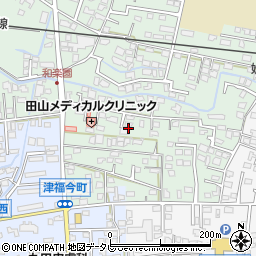福岡県久留米市津福本町41周辺の地図