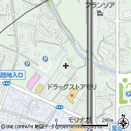 福岡県久留米市津福本町786周辺の地図
