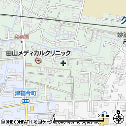 福岡県久留米市津福本町27周辺の地図