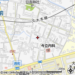 福岡県久留米市西町289-9周辺の地図