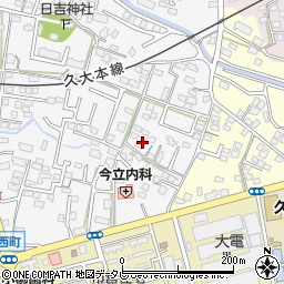 福岡県久留米市西町325周辺の地図