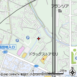 福岡県久留米市津福本町786-39周辺の地図