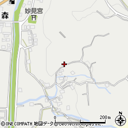大分県玖珠郡玖珠町森276周辺の地図