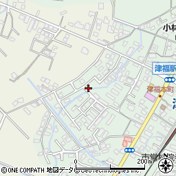 福岡県久留米市津福本町1826周辺の地図