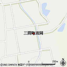 愛媛県宇和島市三間町波岡周辺の地図