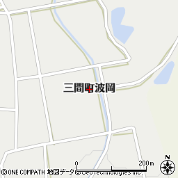 愛媛県宇和島市三間町波岡周辺の地図