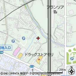 福岡県久留米市津福本町786-37周辺の地図