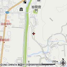 大分県玖珠郡玖珠町森225周辺の地図