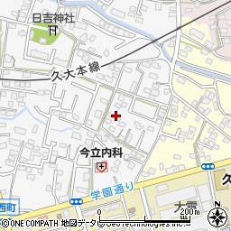 福岡県久留米市西町328-5周辺の地図