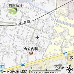 福岡県久留米市西町328周辺の地図