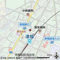 福岡県久留米市津福本町1562周辺の地図