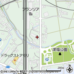 福岡県久留米市津福本町715-1周辺の地図