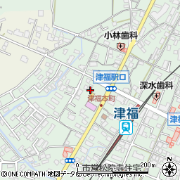 福岡県久留米市津福本町1804周辺の地図