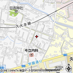 福岡県久留米市西町328-2周辺の地図