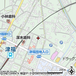 福岡県久留米市津福本町1520周辺の地図
