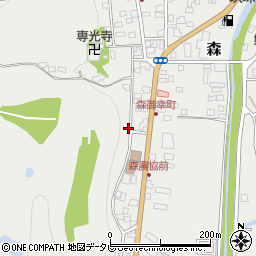 大分県玖珠郡玖珠町森1025周辺の地図