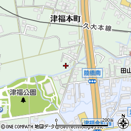 福岡県久留米市津福本町603周辺の地図