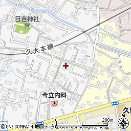 福岡県久留米市西町329-1周辺の地図