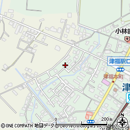 福岡県久留米市津福本町1827-19周辺の地図