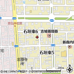 別府吉弘郵便局周辺の地図
