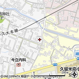 福岡県久留米市西町315周辺の地図