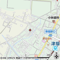 福岡県久留米市津福本町1842-1周辺の地図