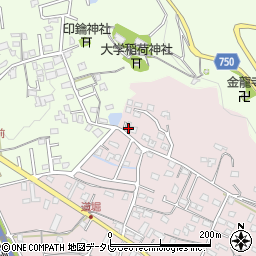 福岡県久留米市高良内町366周辺の地図