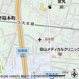 福岡県久留米市津福本町561-9周辺の地図