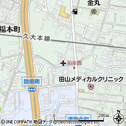 福岡県久留米市津福本町561-8周辺の地図