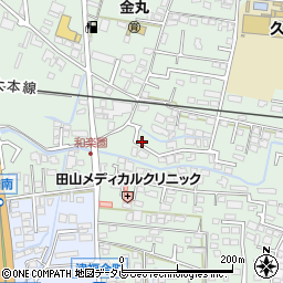 福岡県久留米市津福本町65周辺の地図