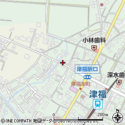 福岡県久留米市津福本町1809周辺の地図