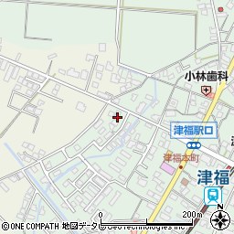 福岡県久留米市津福本町1844周辺の地図