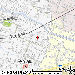 福岡県久留米市西町310周辺の地図