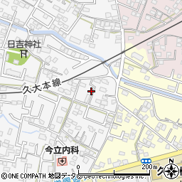 福岡県久留米市西町310周辺の地図