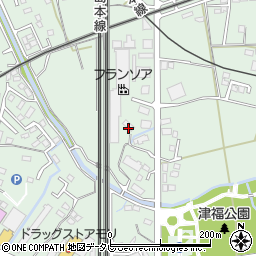 福岡県久留米市津福本町820周辺の地図