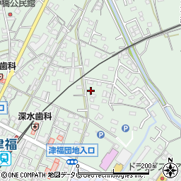 福岡県久留米市津福本町1471周辺の地図