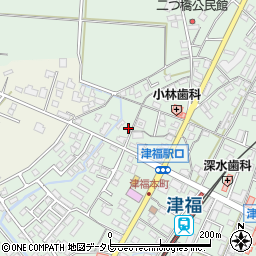 福岡県久留米市津福本町1874周辺の地図