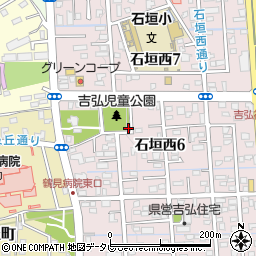 吉弘公園トイレ周辺の地図