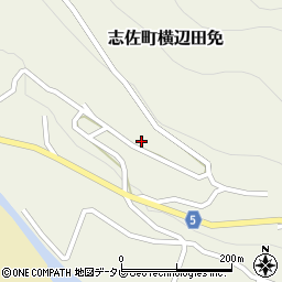 長崎県松浦市志佐町横辺田免586-2周辺の地図