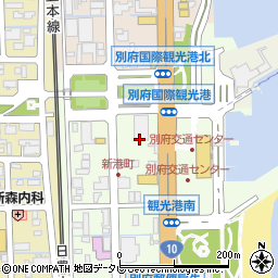 大分県別府市新港町3周辺の地図
